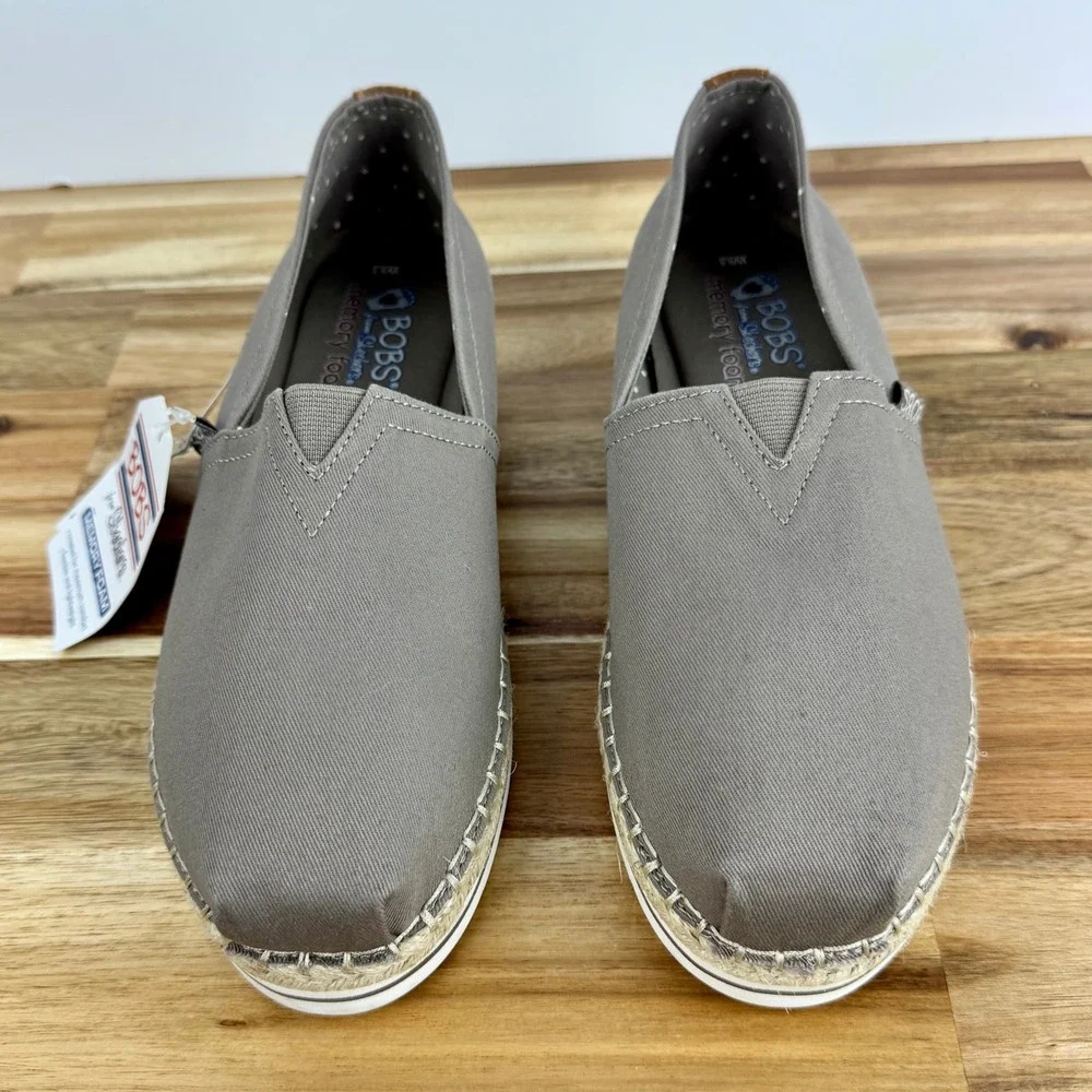 BOBS from Skechers Women's Espadrille Slip On Casual‎ Comfort Shoes